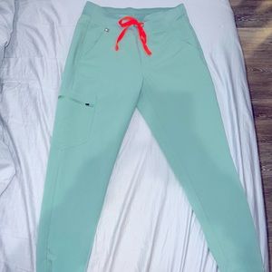 Figs Zamora Jade XS Joggers, never worn, like new, unusual color
